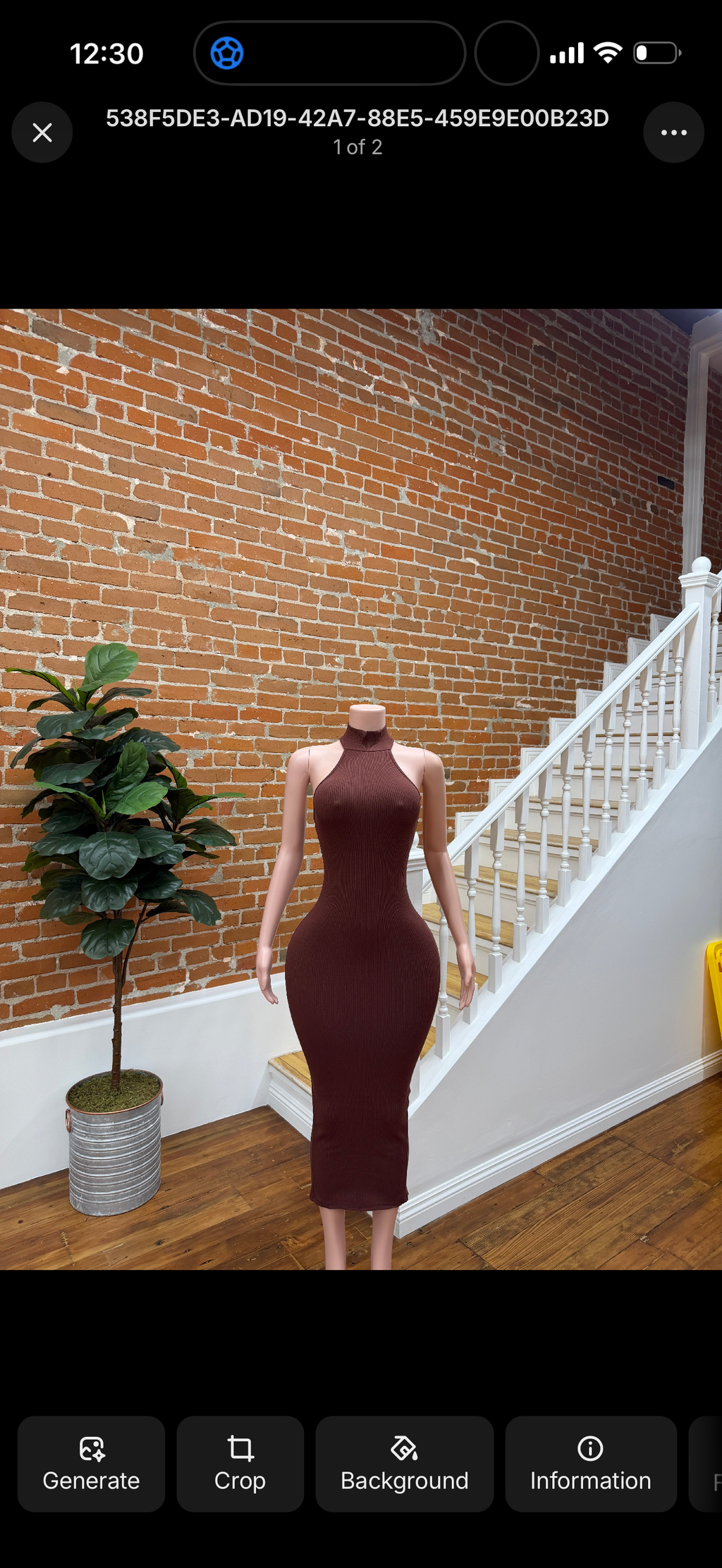 Snatched 360 Midi Dress(Chestnut)