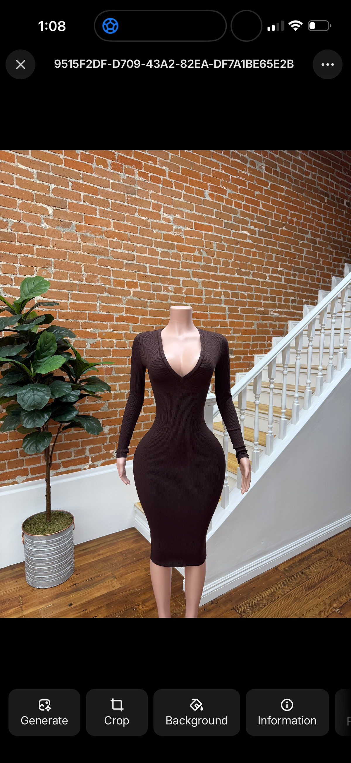 Body On 10 Midi Dress(Chocolate)