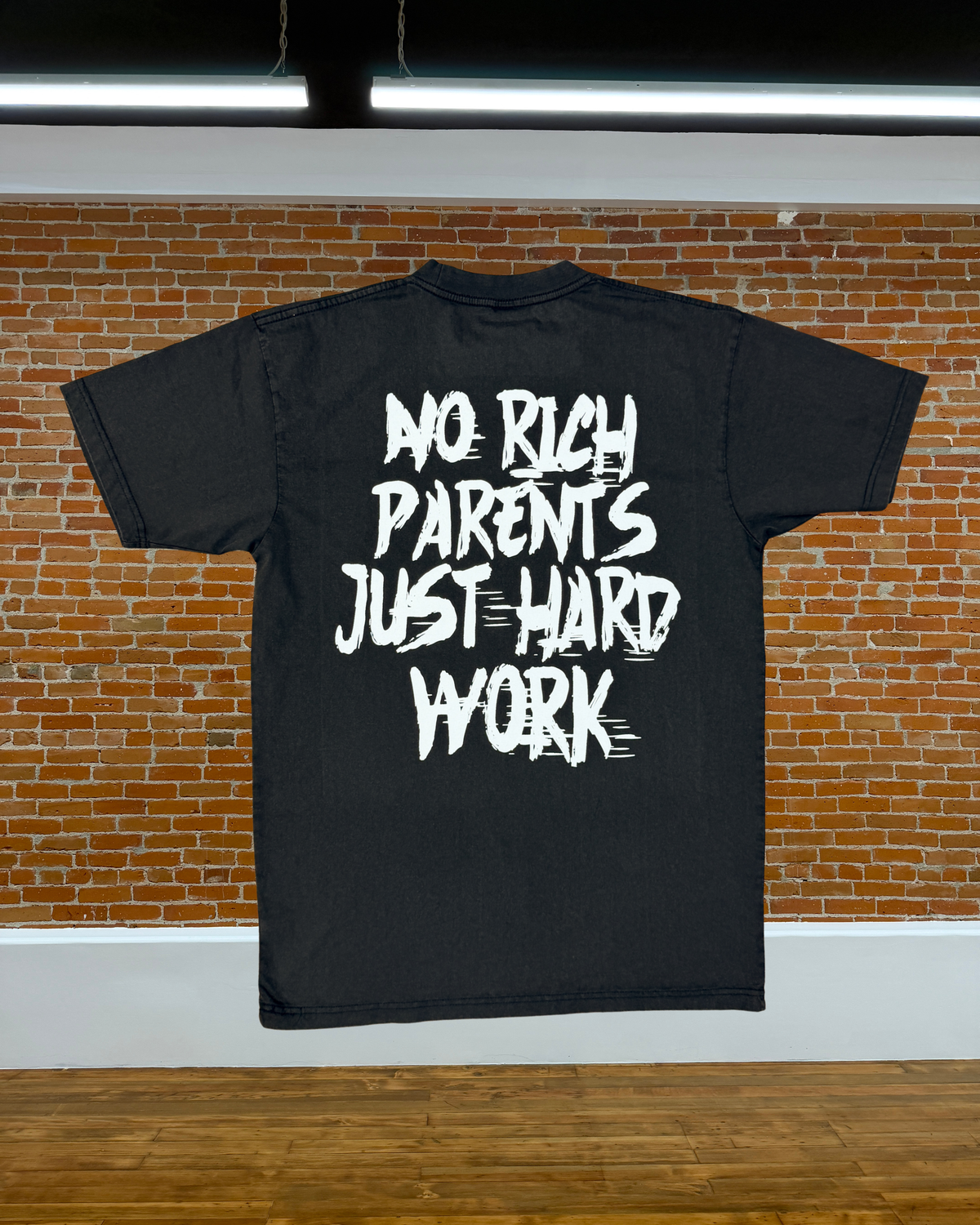 No Rich Parents Shirt (OG Dark Wash)