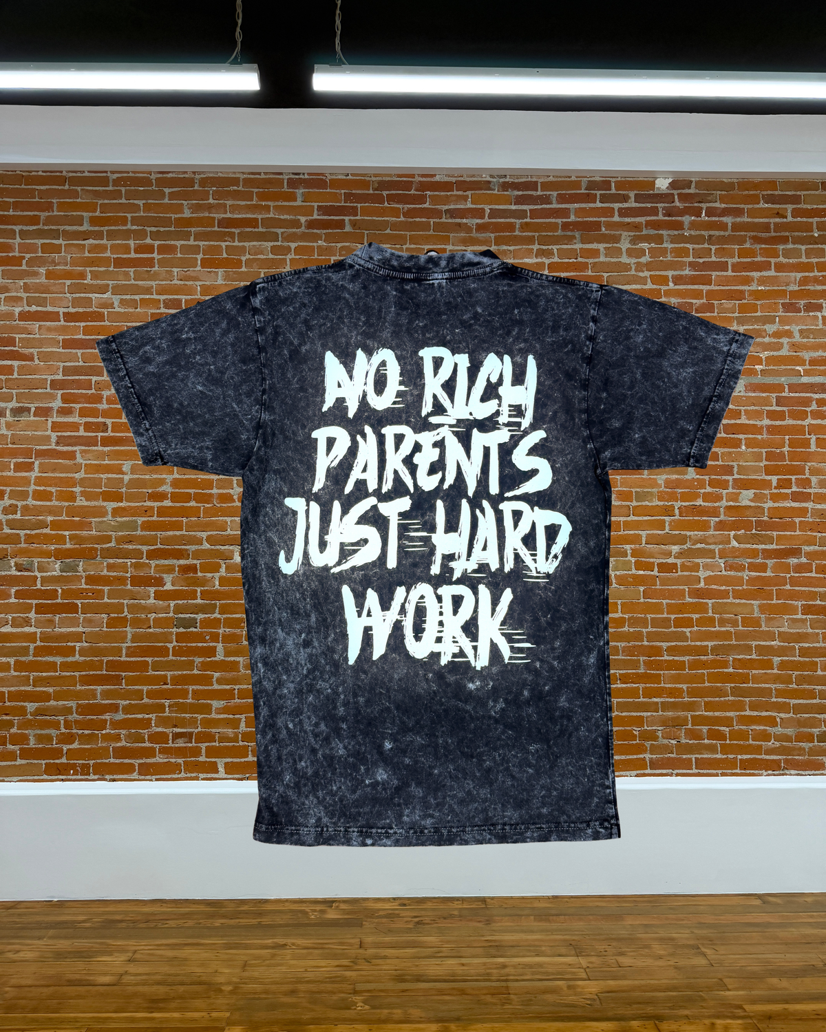 No Rich Parents Shirt (Mineral Wash)