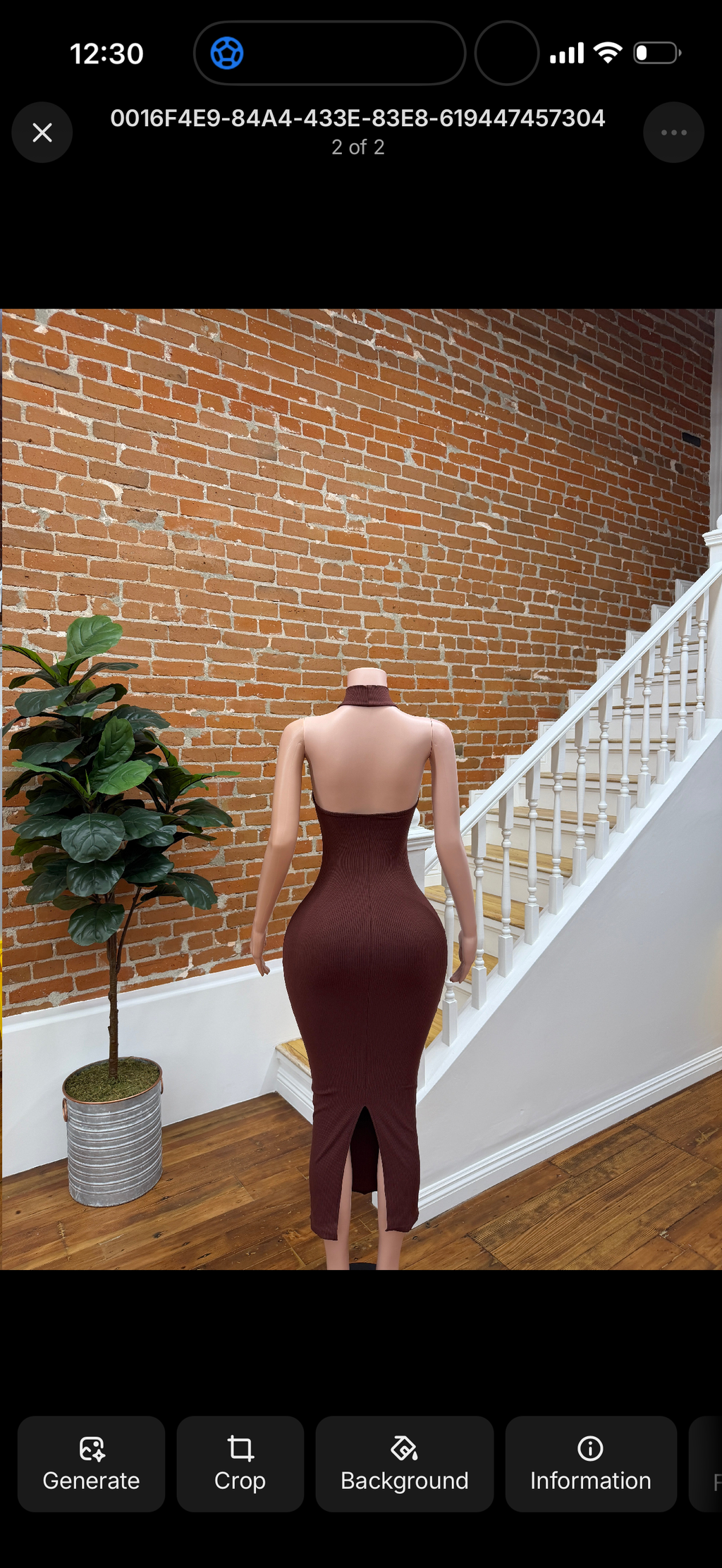 Snatched 360 Midi Dress(Chestnut)