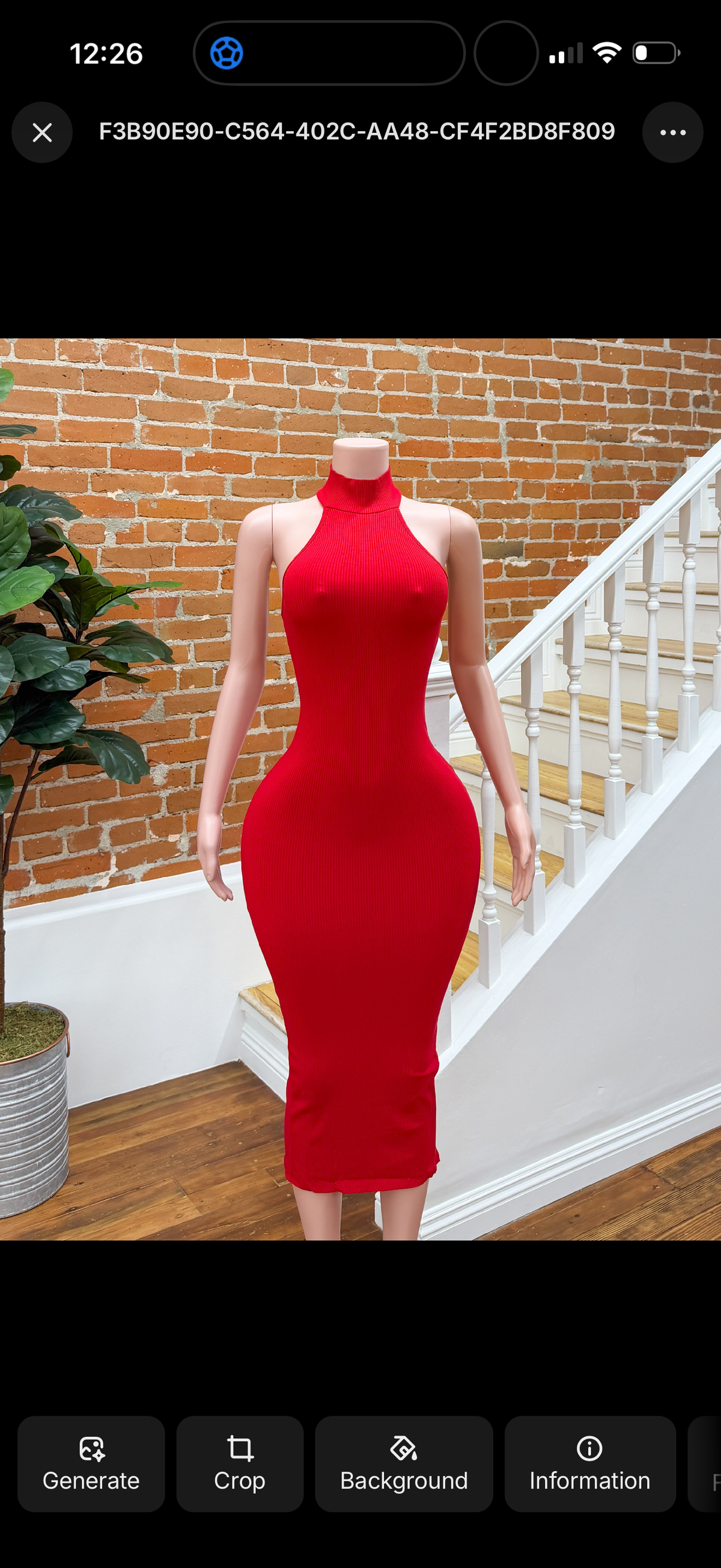 Snatched 360 Midi Dress(Red)