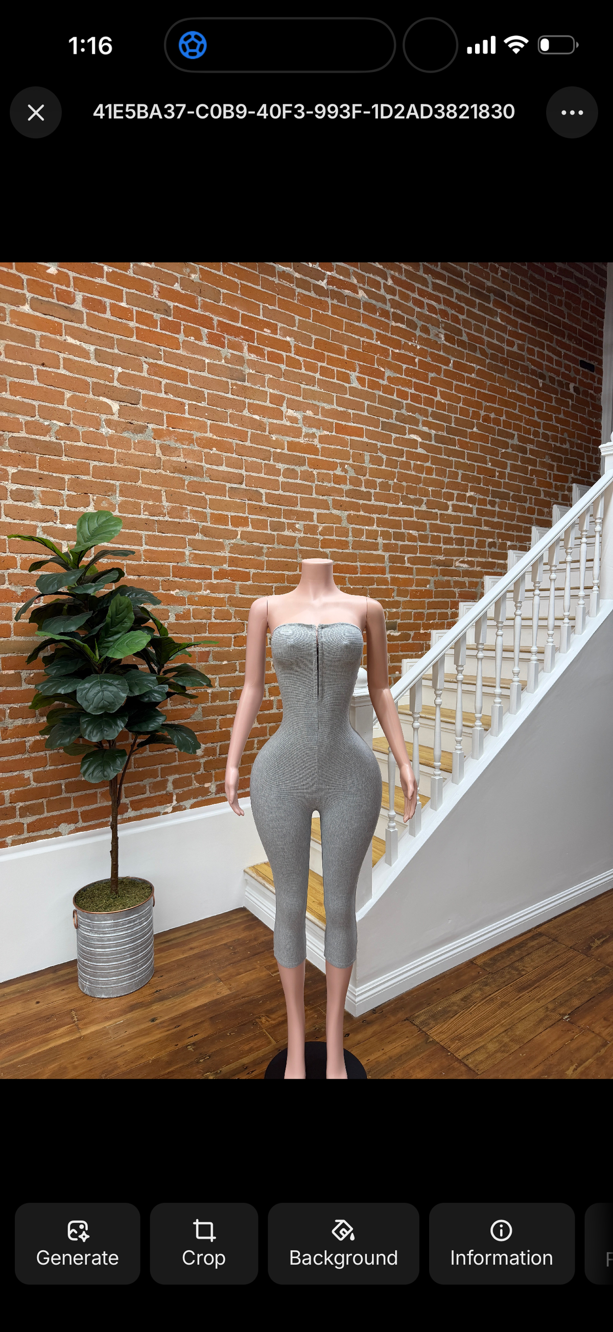 Unchained Capri Jumpsuit(Grey)