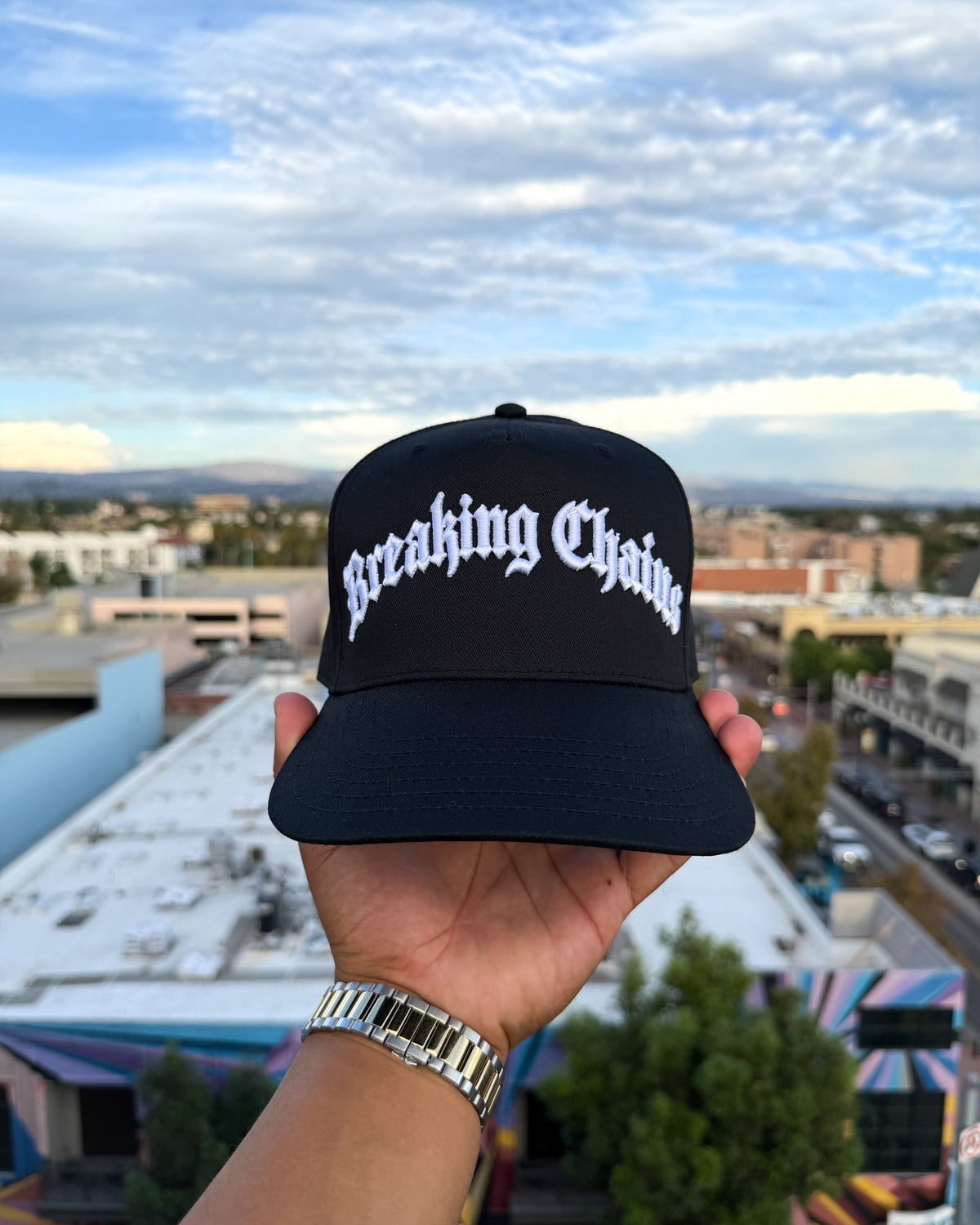 Breaking Chains Hat (All Black)